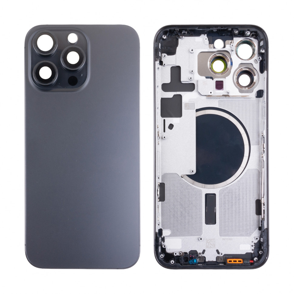 Корпус для iPhone 15 Pro Max (1 Sim) Серый - Премиум