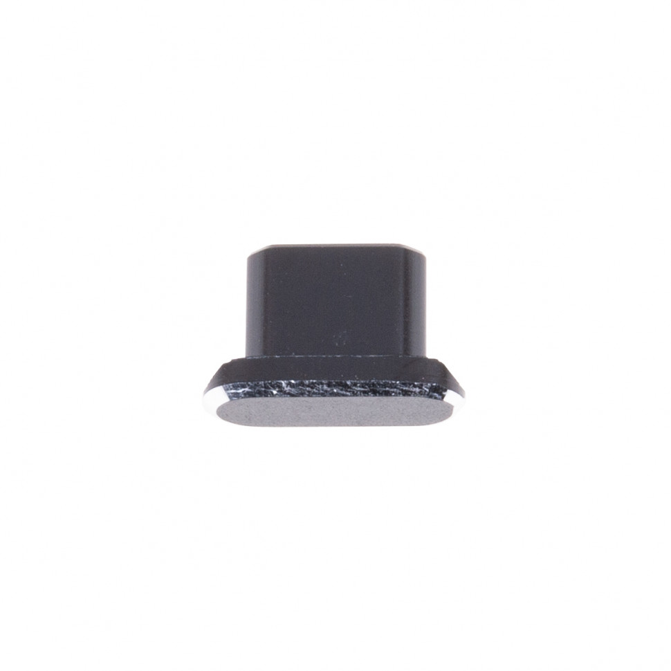 Заглушка разъема MicroUSB (пылезащитная) Черный