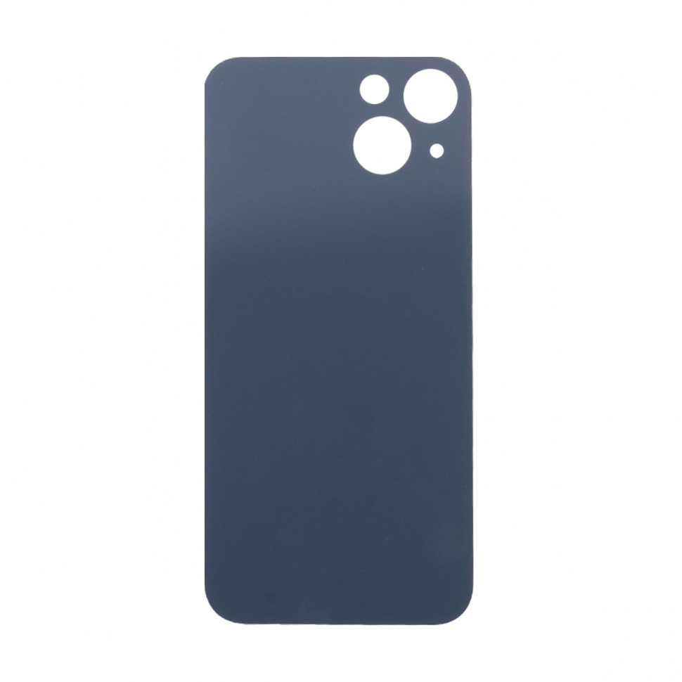 Задняя крышка для iPhone 13 (A2635) Белый (стекло, узкий вырез под камеру, логотип) - Премиум