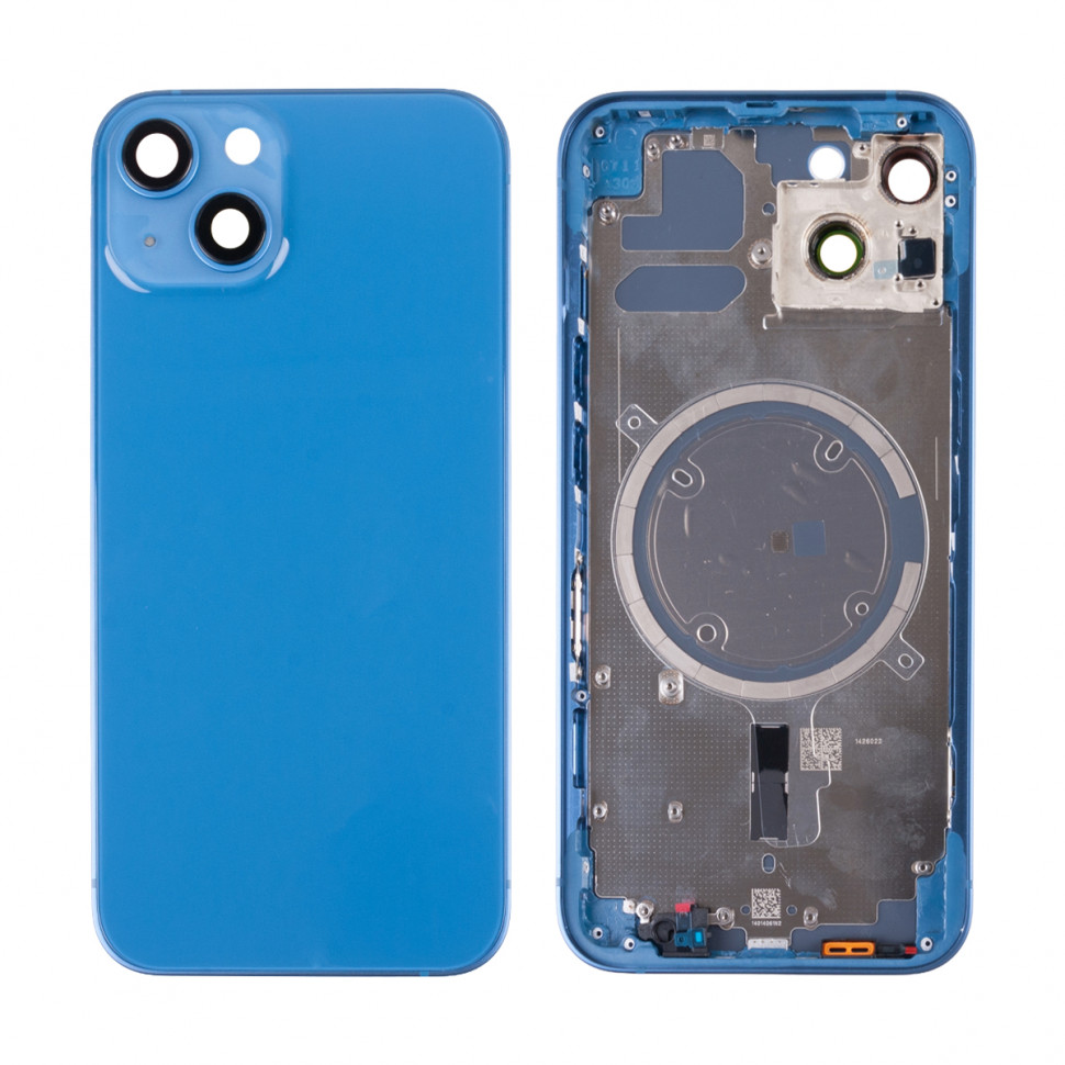 Корпус для iPhone 13 (1 Sim) Синий - Премиум