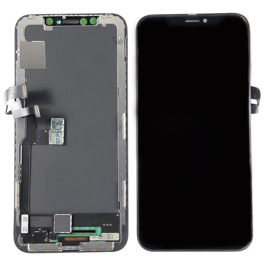 Дисплей для iPhone X с тачскрином Черный Hard OLED, Full HD