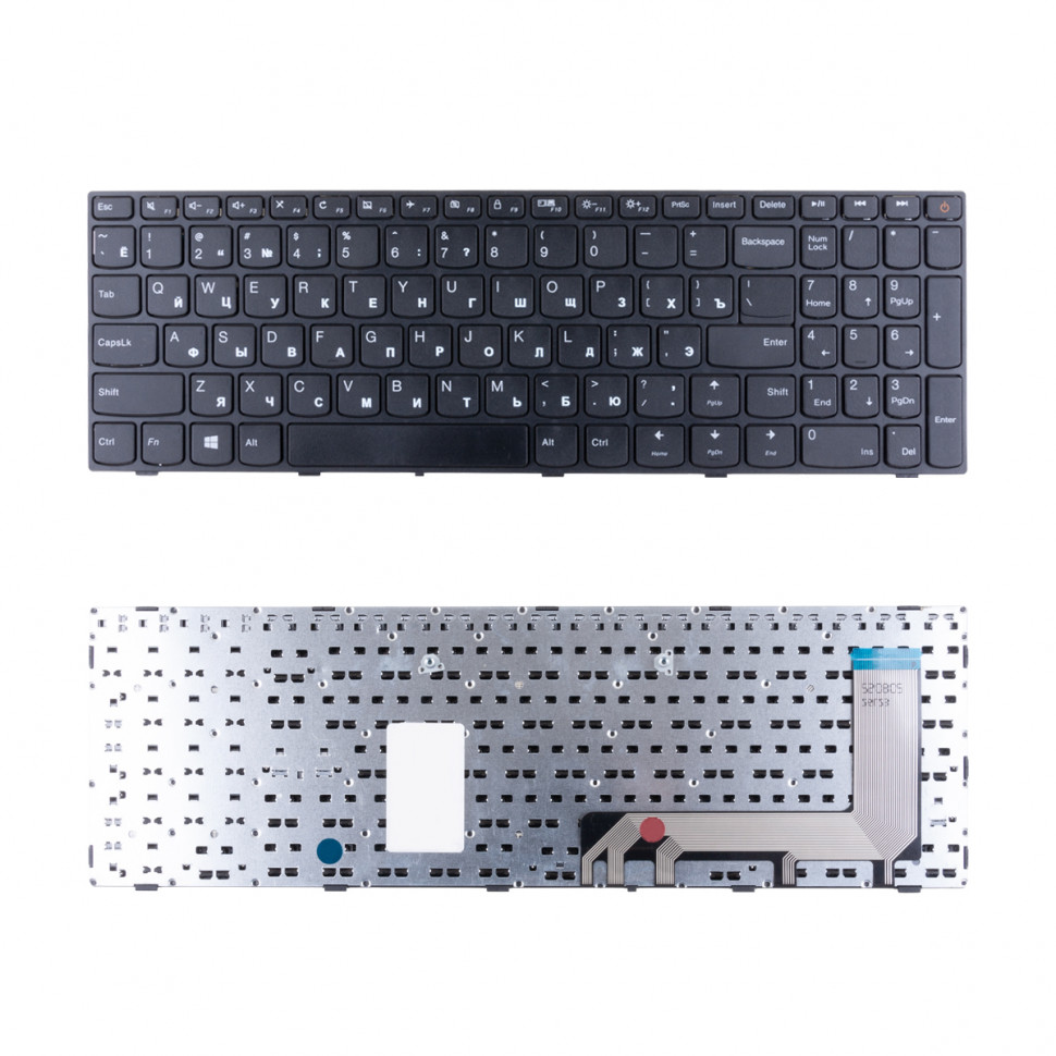 Клавиатура для ноутбука Lenovo IdeaPad 110-15ISK Черный