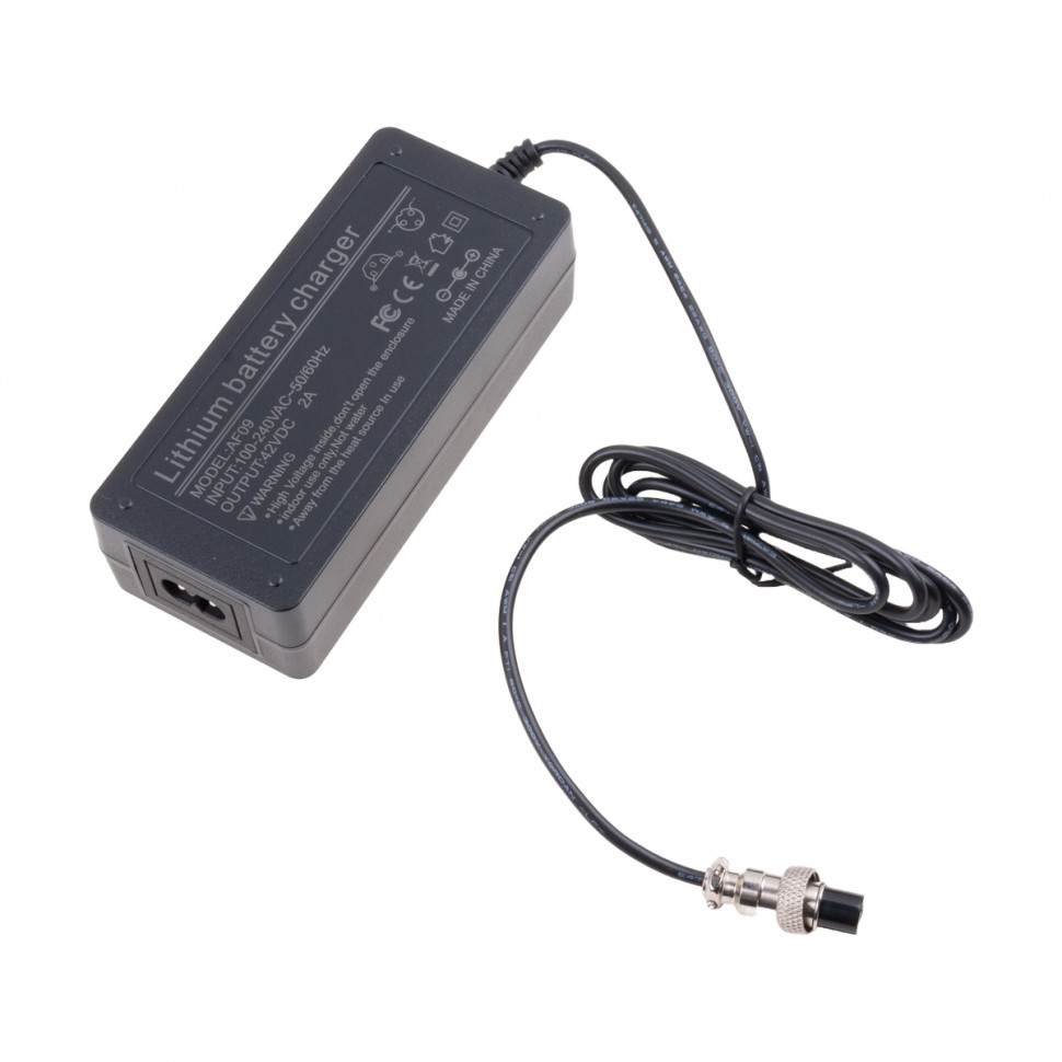 Блок питания для гироскутера 42V, 2A, 84W разъем GX12 3 pin 9 мм - Стандарт