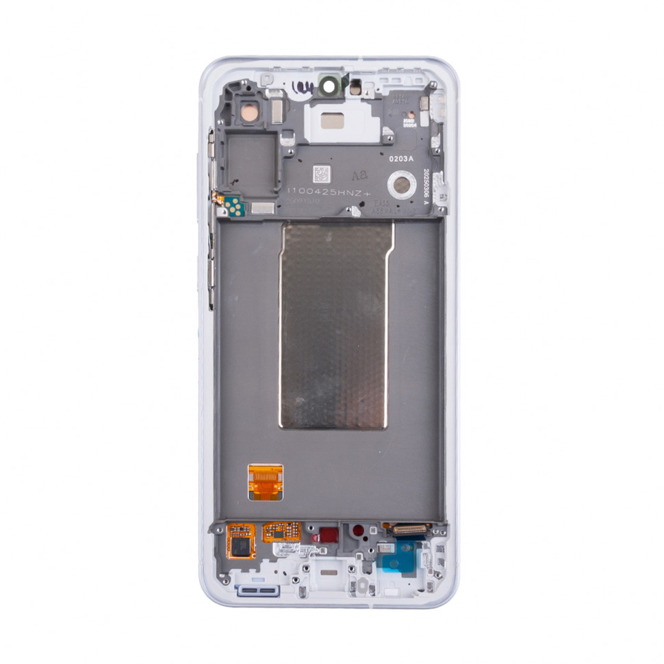 Дисплей с рамкой для Samsung A566B (A56 5G) Серый Оригинал (SP)