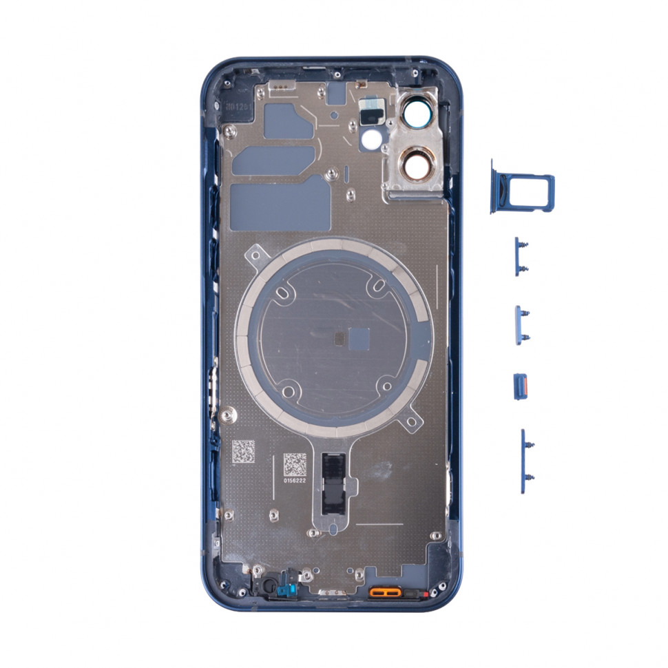 Корпус для iPhone 12 (1 Sim) Синий - Премиум
