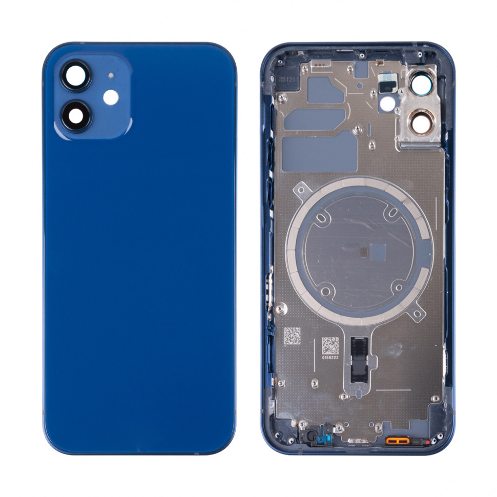 Корпус для iPhone 12 (1 Sim) Синий - Премиум