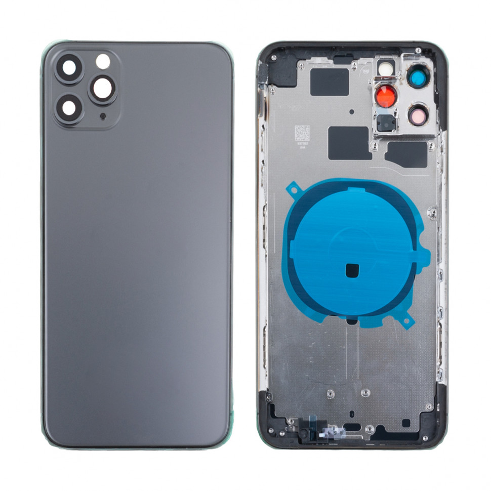 Корпус для iPhone 11 Pro Max (1 Sim) Серый - Премиум