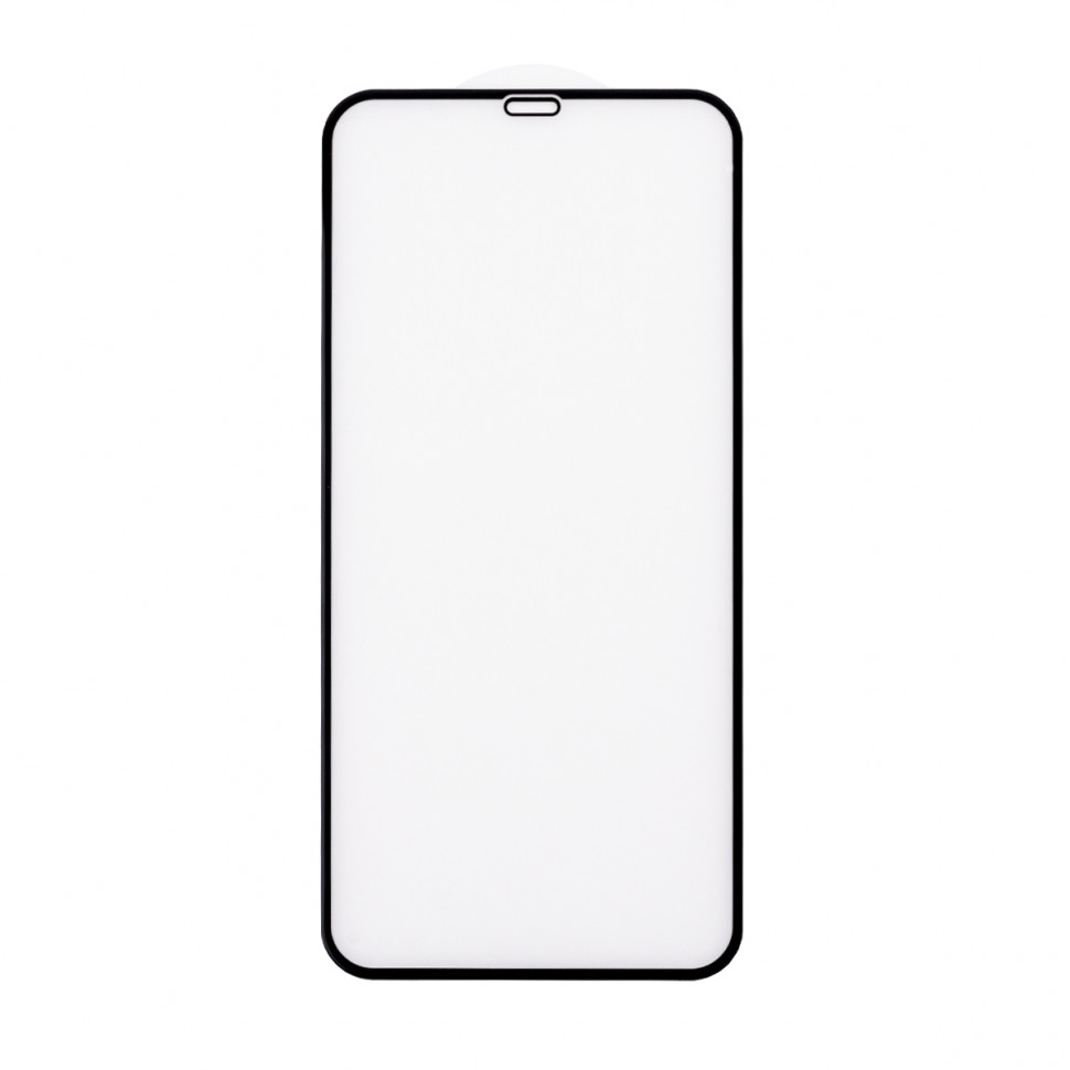 Защитное стекло "Матовое" для iPhone Xs Max/11 Pro Max Черный (Закалённое, полное покрытие)