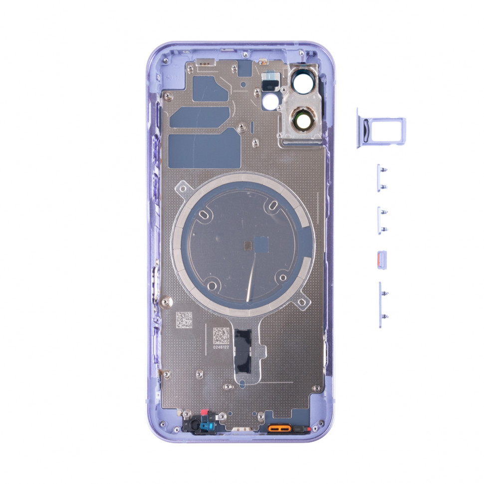 Корпус для iPhone 12 (1 Sim) Фиолетовый - Премиум