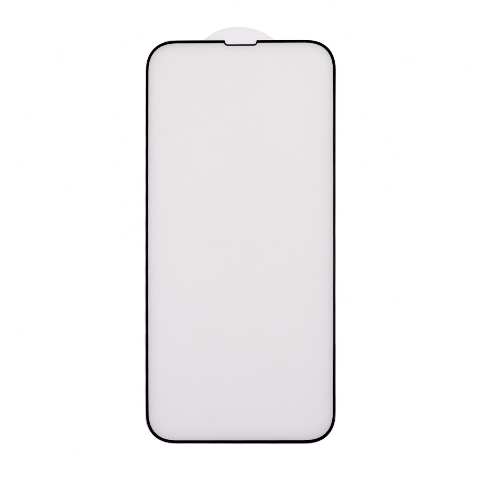 Защитное стекло "Матовое" для iPhone 13 Pro Max/14 Plus Черный (Закалённое, полное покрытие)