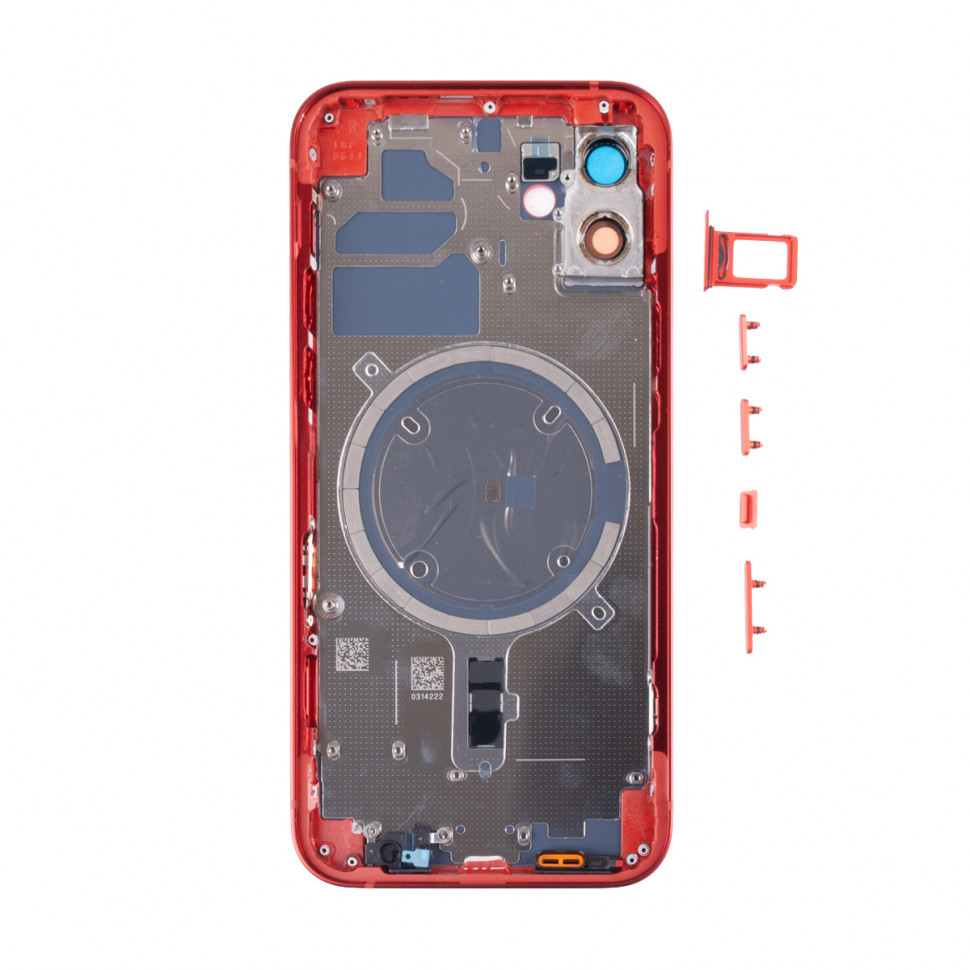 Корпус для iPhone 12 (1 Sim) Красный - Премиум