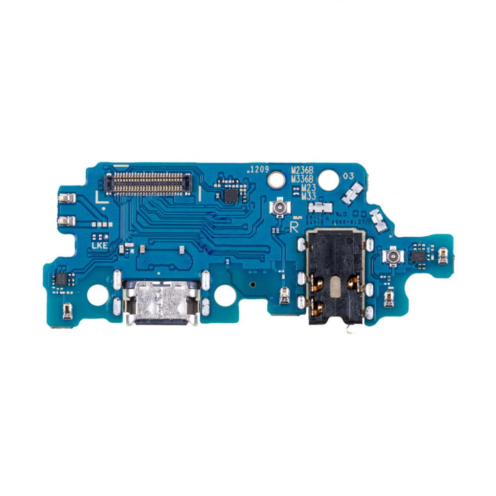 Шлейф для Samsung M236B/M336B (M23 5G/M33 5G) плата системный разъем/разъем гарнитуры/микрофон