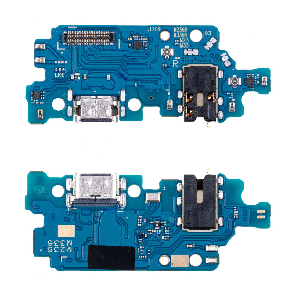 Шлейф для Samsung M236B/M336B (M23 5G/M33 5G) плата системный разъем/разъем гарнитуры/микрофон