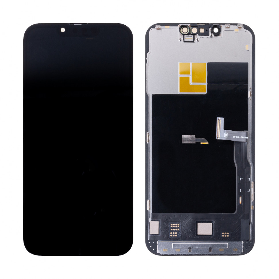 Дисплей для iPhone 13 Pro с тачскрином Черный Hard OLED, Full HD (площадка под IC)