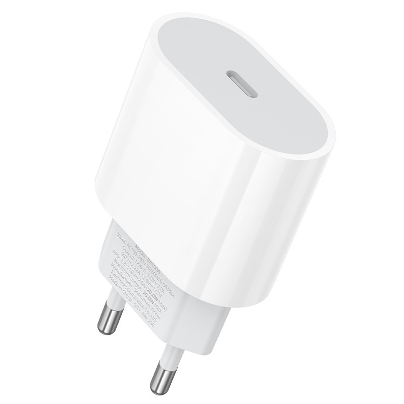 СЗУ Type-C Borofone BA100A (20W, PD) Белый
