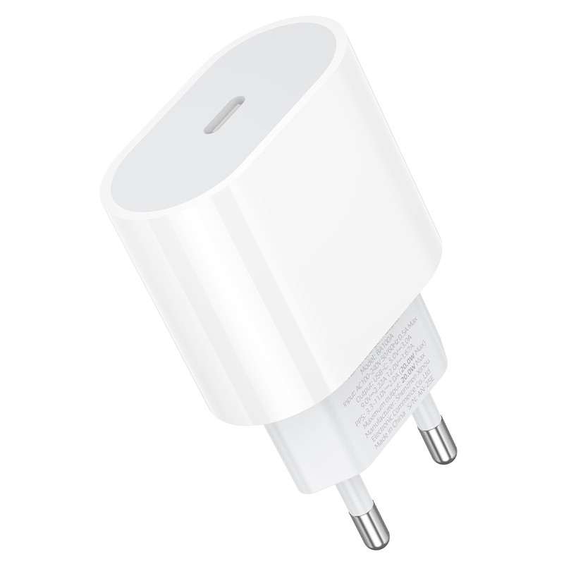 СЗУ Type-C Borofone BA100A (20W, PD) Белый