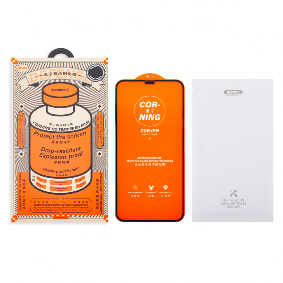 Защитное стекло Remax Medicine Glass GL-83 для iPhone Xr/11 (сверхпрочное) Черный