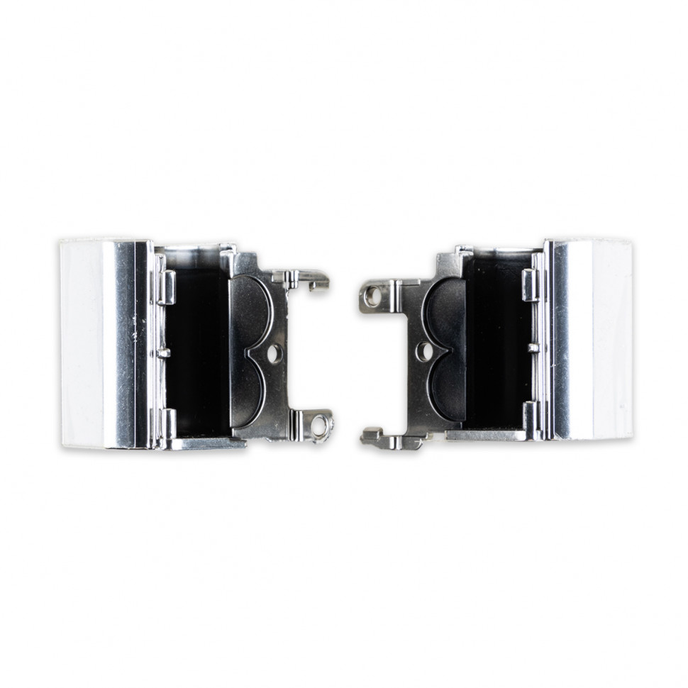 Заглушки петель для ноутбука HP 15-BS/15-BW/15-RA/15-RB (2 шт.) Серебро