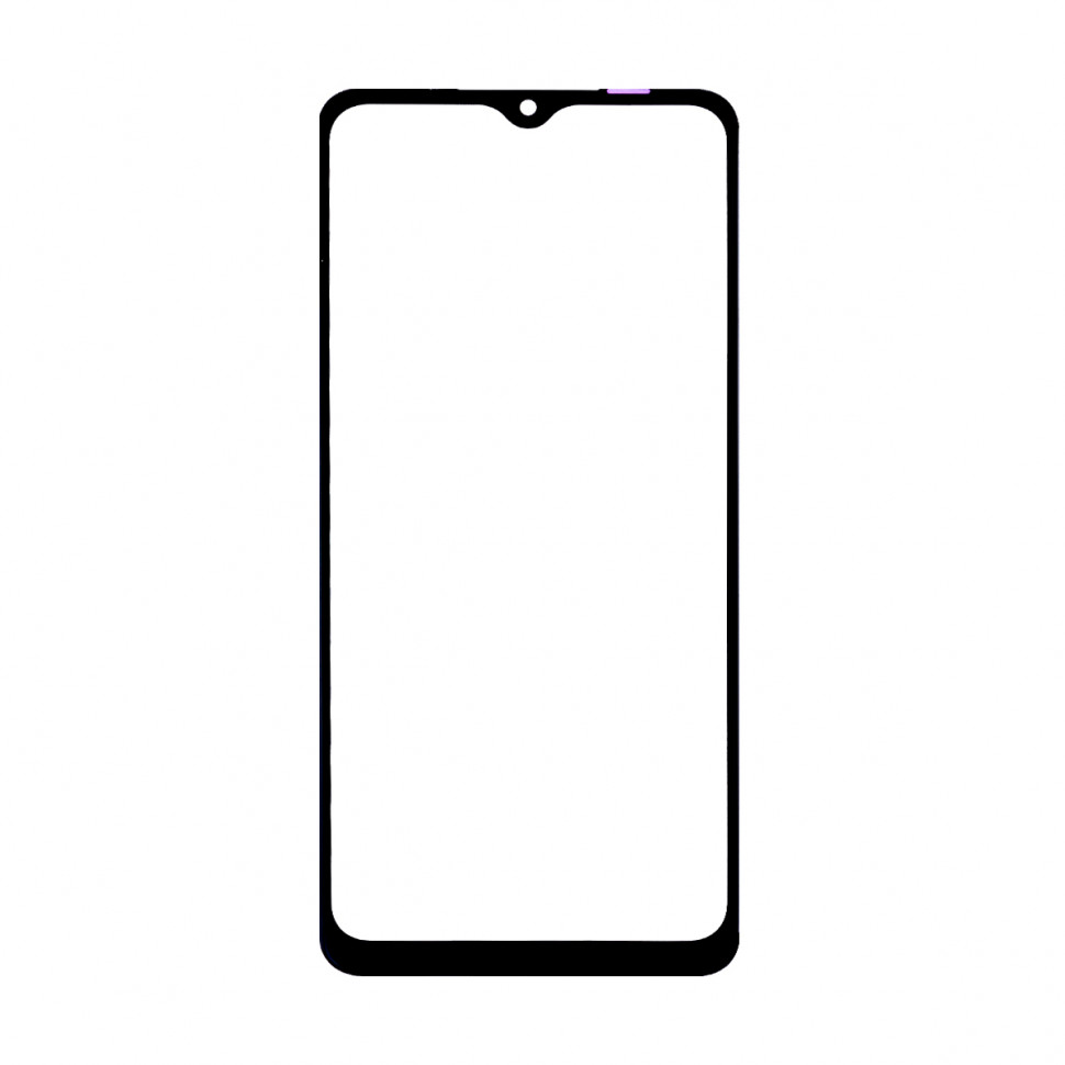 Стекло для Samsung A125F (A12) с OCA пленкой Черный Оригинал (Mitsubishi)