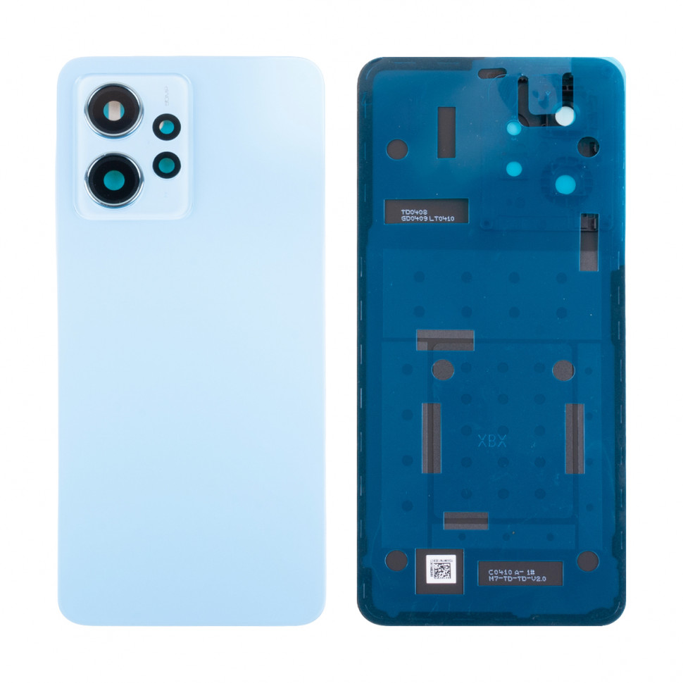 Задняя крышка для Xiaomi Redmi Note 12 4G Голубой - Премиум