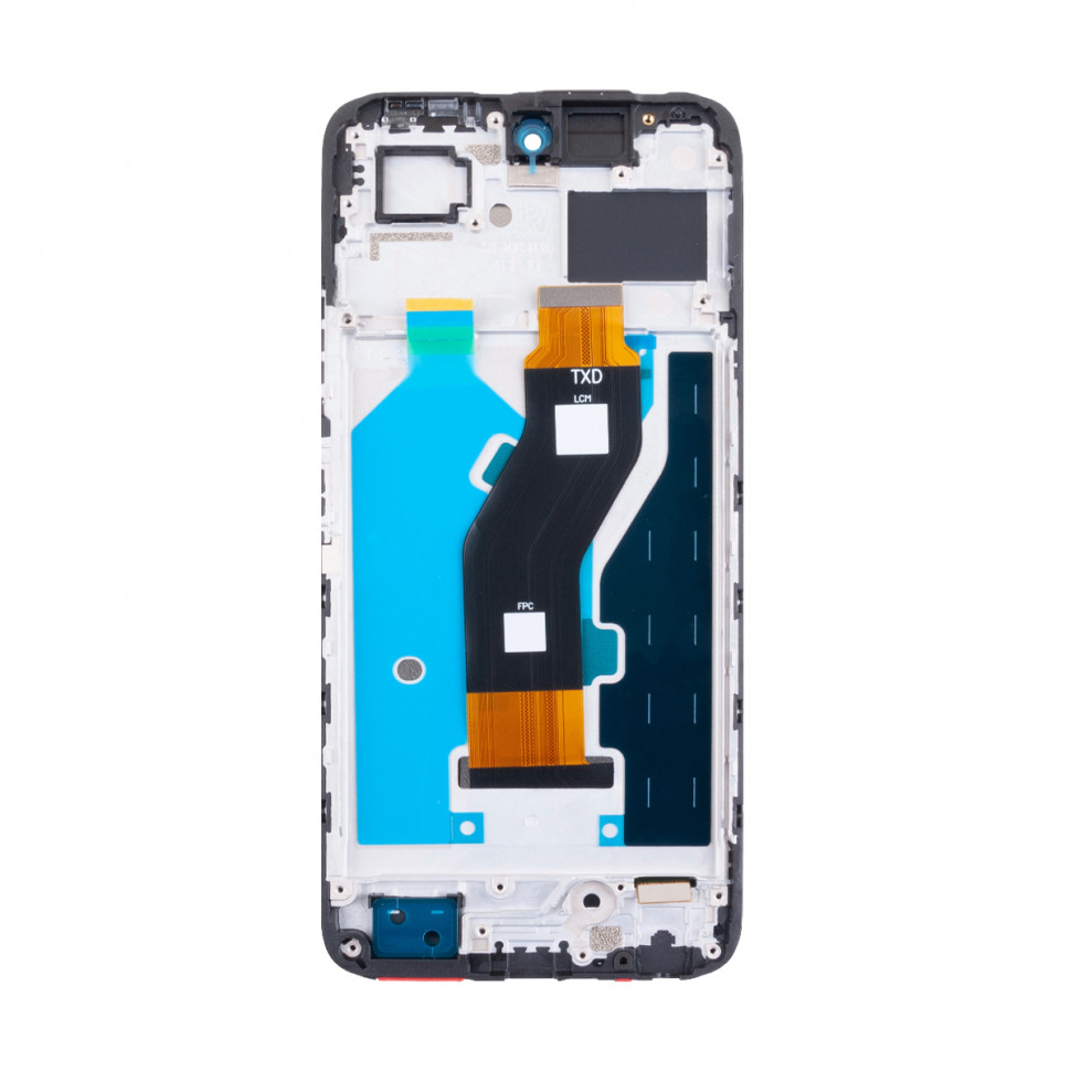 Дисплей с рамкой для Tecno Spark 30 5G Черный Оригинал