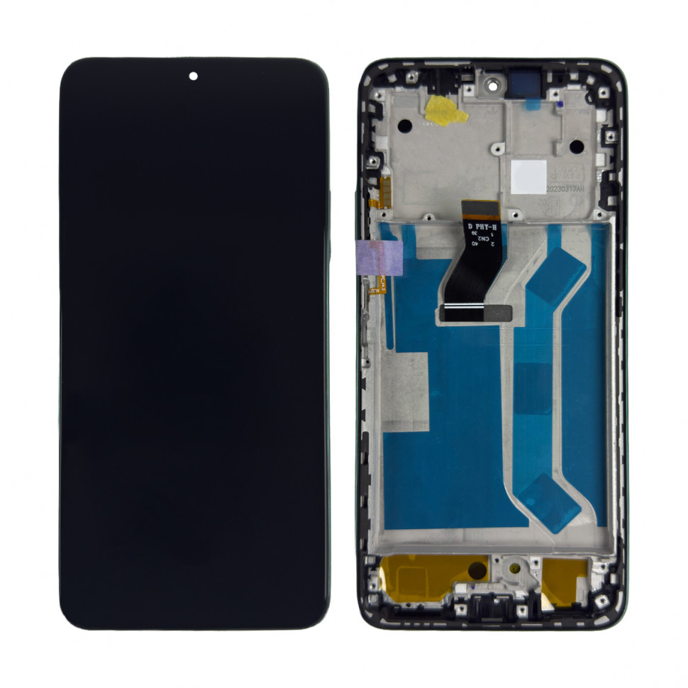 Дисплей с рамкой для Huawei Nova Y90 Зеленый Оригинал