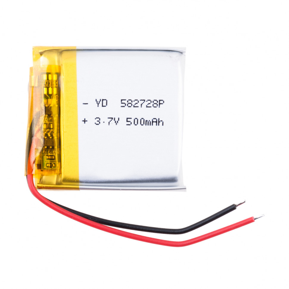 Аккумулятор универсальная 582728p 3,7v Li-Pol 500 mAh (5.8*27*28 mm)