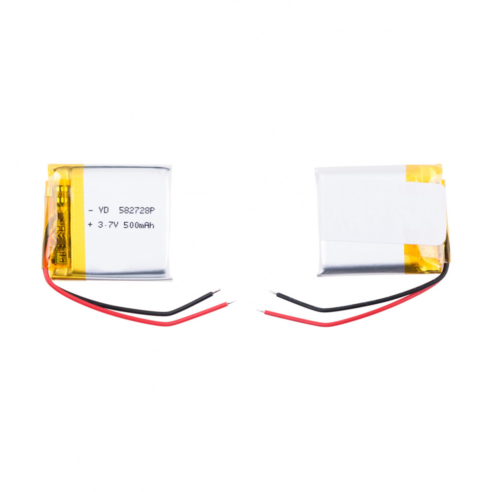 Аккумулятор универсальная 582728p 3,7v Li-Pol 500 mAh (5.8*27*28 mm)
