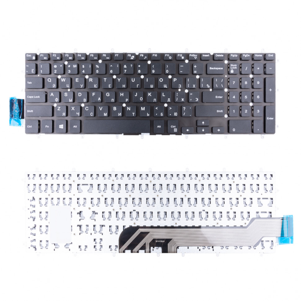 Клавиатура для ноутбука Dell Inspiron 15-5565/5567/5570/7000 Черный