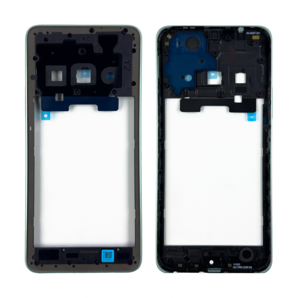 Средняя часть для Xiaomi Redmi A3/A3x/Poco C61 (23129RN51X/24048RN6CG/2312BPC51X) Зеленый