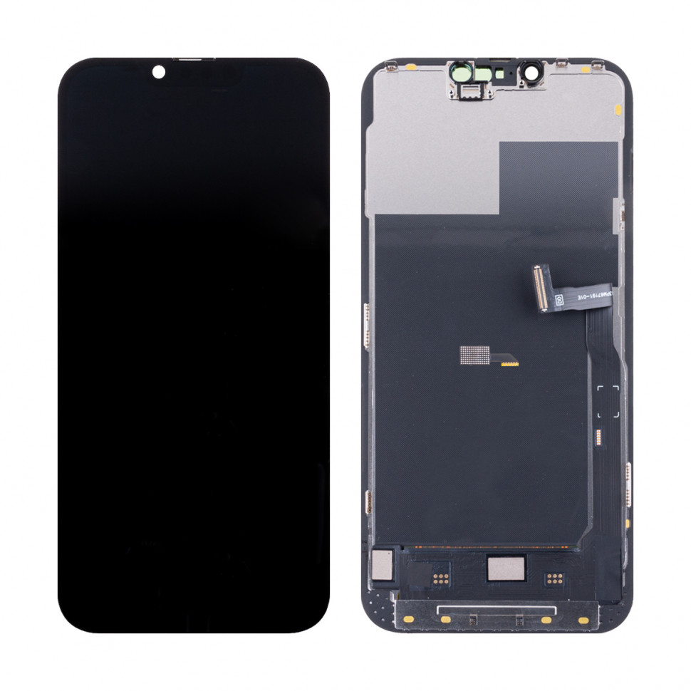 Дисплей для iPhone 13 Pro Max с тачскрином Черный Hard OLED, Full HD (площадка под IC)