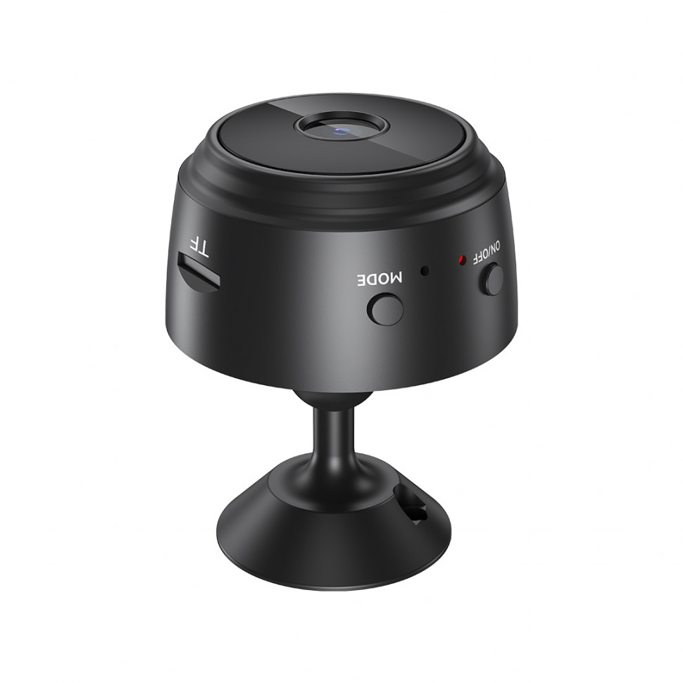 Камера видеонаблюдения XO CR12 mini (Bluetooth, Wi-Fi, Full HD, 0,3 мегапикселя (480P)) Черный