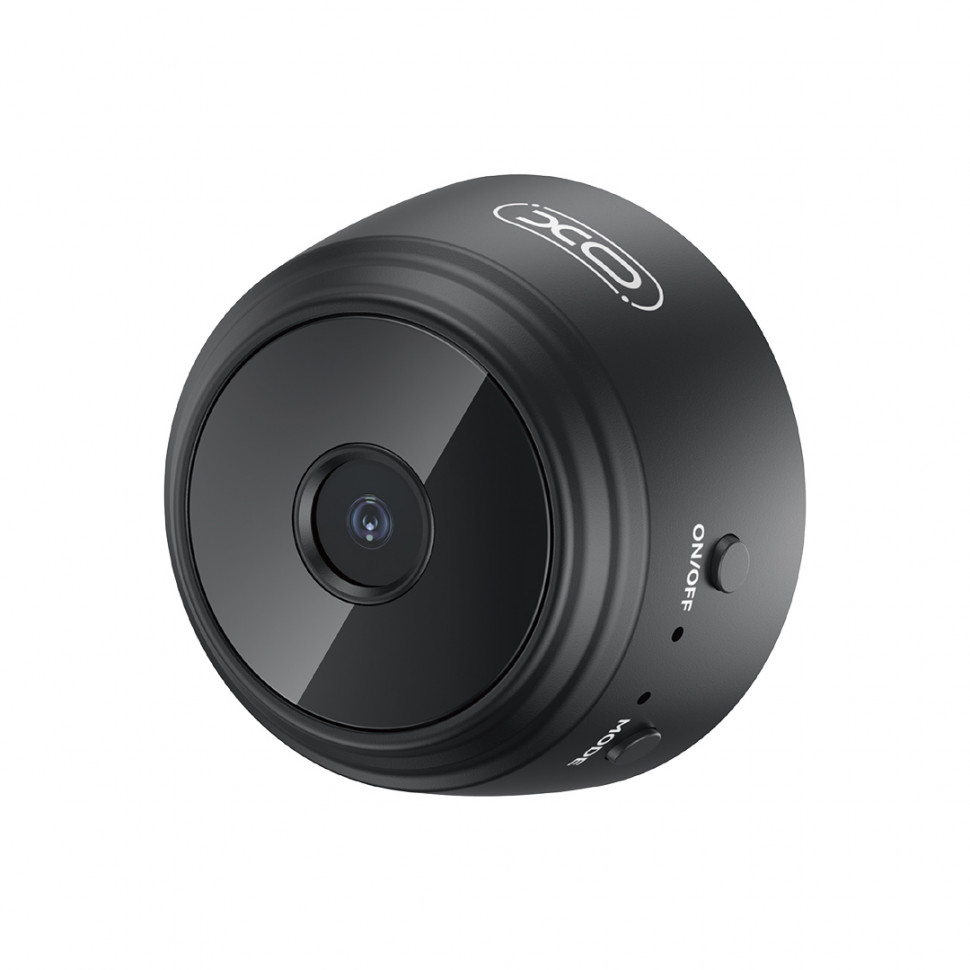 Камера видеонаблюдения XO CR12 mini (Bluetooth, Wi-Fi, Full HD, 0,3 мегапикселя (480P)) Черный