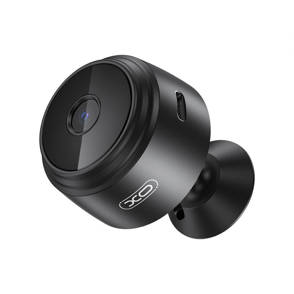 Камера видеонаблюдения XO CR12 mini (Bluetooth, Wi-Fi, Full HD, 0,3 мегапикселя (480P)) Черный