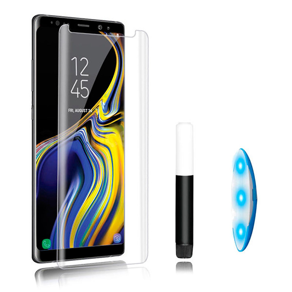 Защитное стекло "UV комплект" для Samsung G985F (S20+) (клей, лампа)