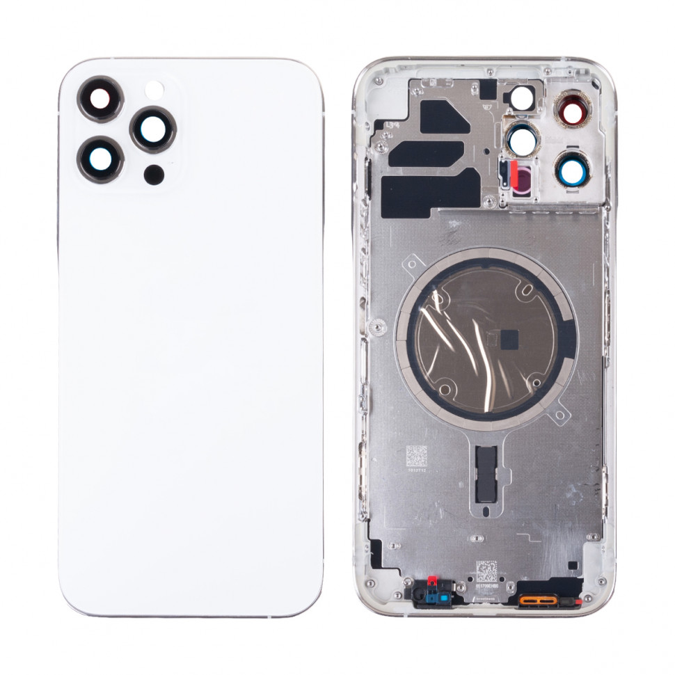 Корпус для iPhone 12 Pro Max (1 Sim) Белый - Премиум