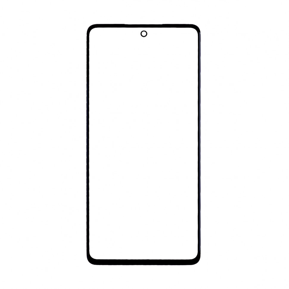 Стекло для Samsung A525F/G780F (A52/S20 FE) с OCA пленкой Черный Оригинал (Mitsubishi)