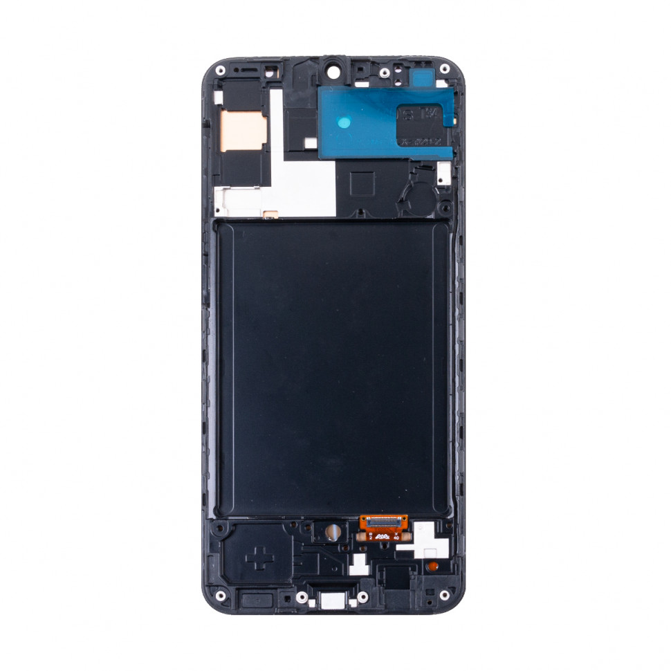 Дисплей с рамкой для Samsung A307F (A30s) Черный OLED