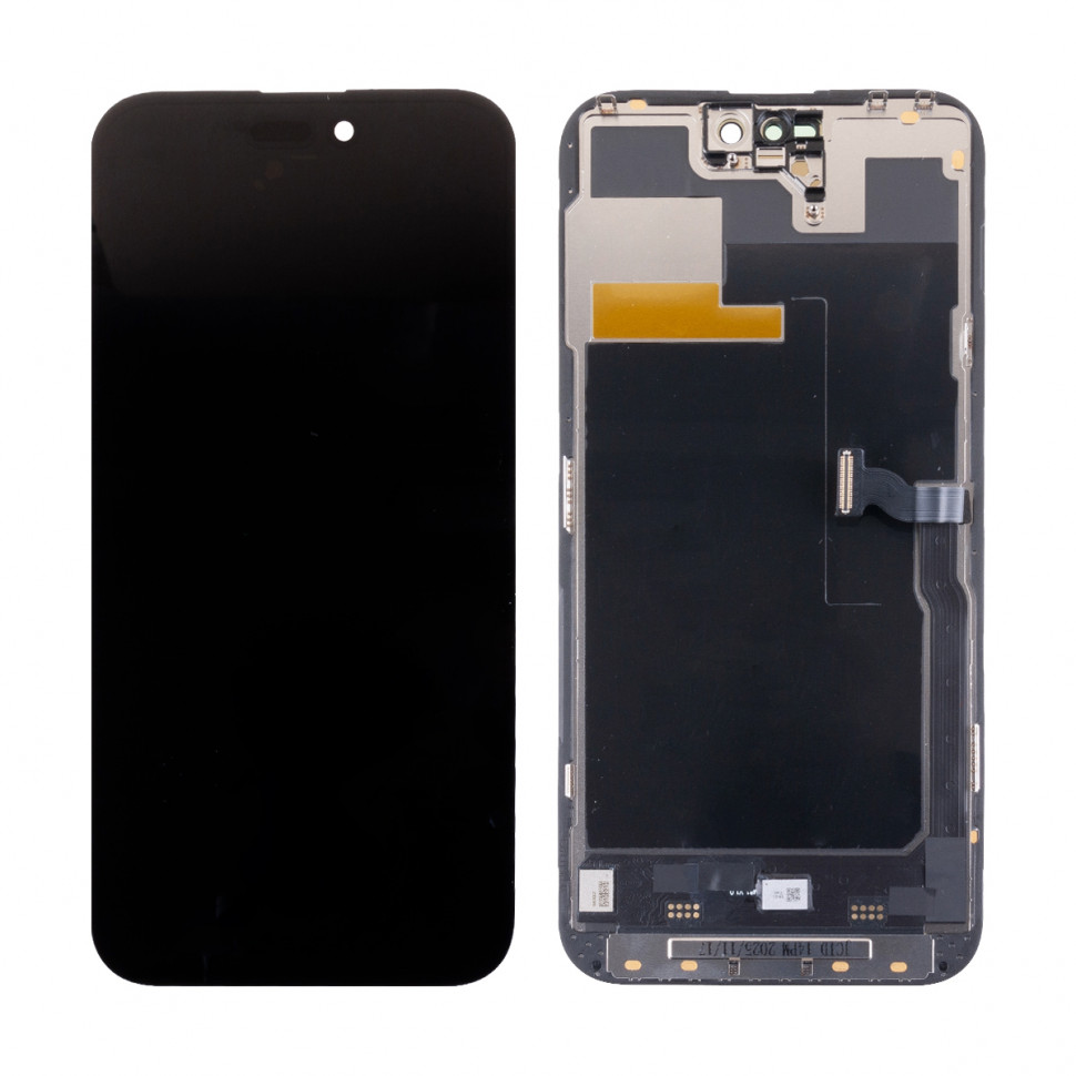 Дисплей для iPhone 14 Pro Max с тачскрином Черный - JCID Soft OLED, Full HD, 120 Гц (с верификацией)