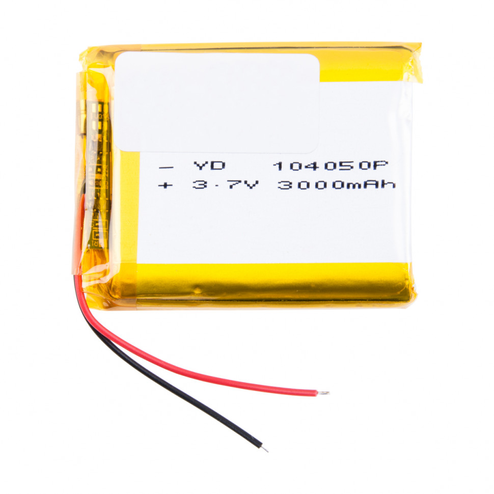 Аккумулятор универсальная 104050p 3,7v Li-Pol 3000 mAh (10*40*50 mm)
