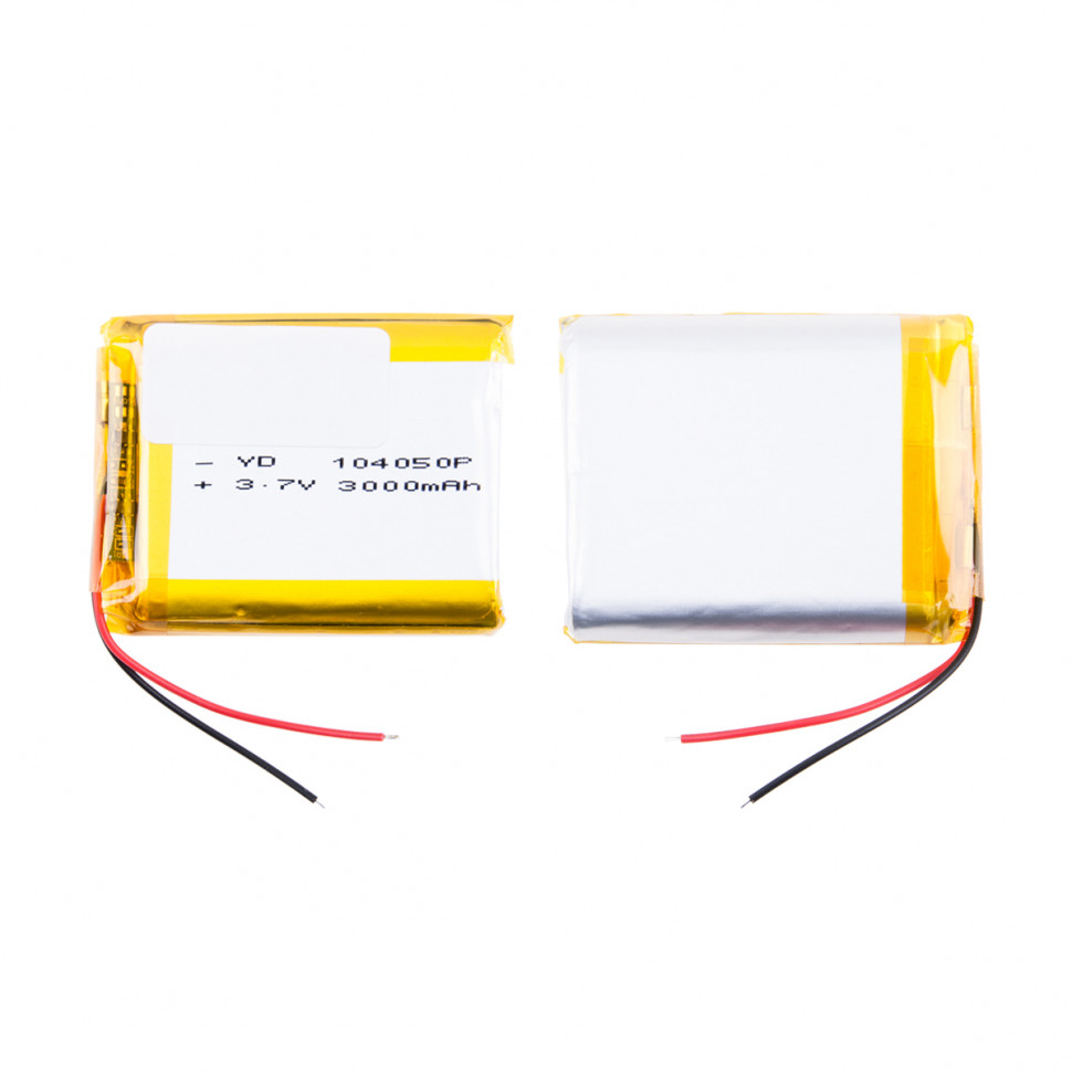 Аккумулятор универсальная 104050p 3,7v Li-Pol 3000 mAh (10*40*50 mm)