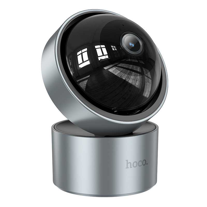 Камера видеонаблюдения Hoco D5 (Bluetooth, Wi-Fi, Full HD 2304×1296) Серый