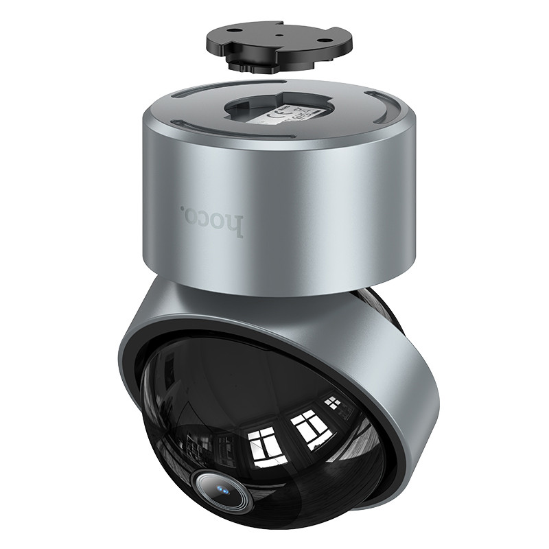Камера видеонаблюдения Hoco D5 (Bluetooth, Wi-Fi, Full HD 2304×1296) Серый