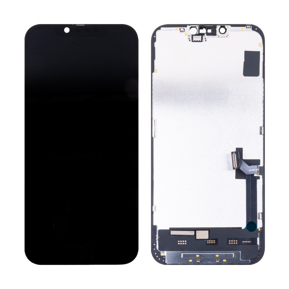 Дисплей для iPhone 14 Plus с тачскрином Черный Hard OLED, Full HD (площадка под IC)