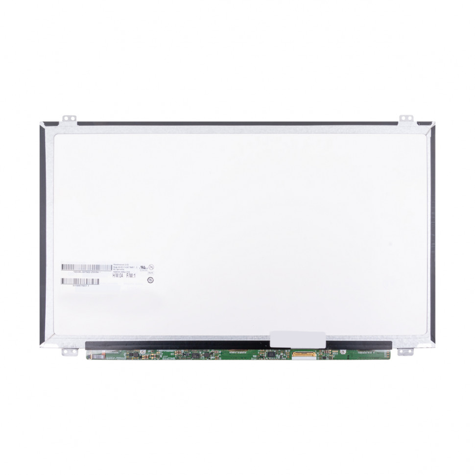 Матрица 15.6" LED 1366x768 Slim 30 pin справа внизу, глянцевая (уши вверху/внизу) (B156XTN03.1)