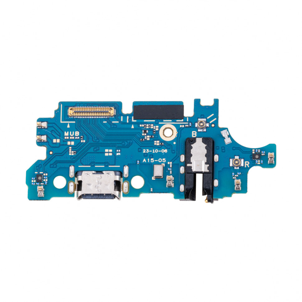 Шлейф для Samsung A155F/A156B/M156B (A15 4G/5G/M15) плата системный разъем/разъем гарнитуры/микрофон