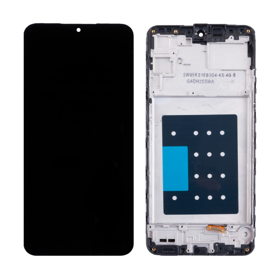 Дисплей с рамкой для Samsung A165F (A16 4G) Черный In-Cell
