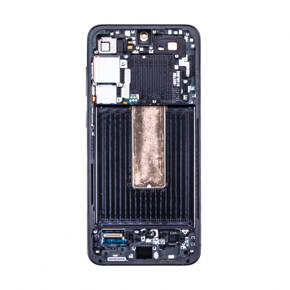 Дисплей с рамкой для Samsung S916B (S23+) Черный Оригинал (SP)
