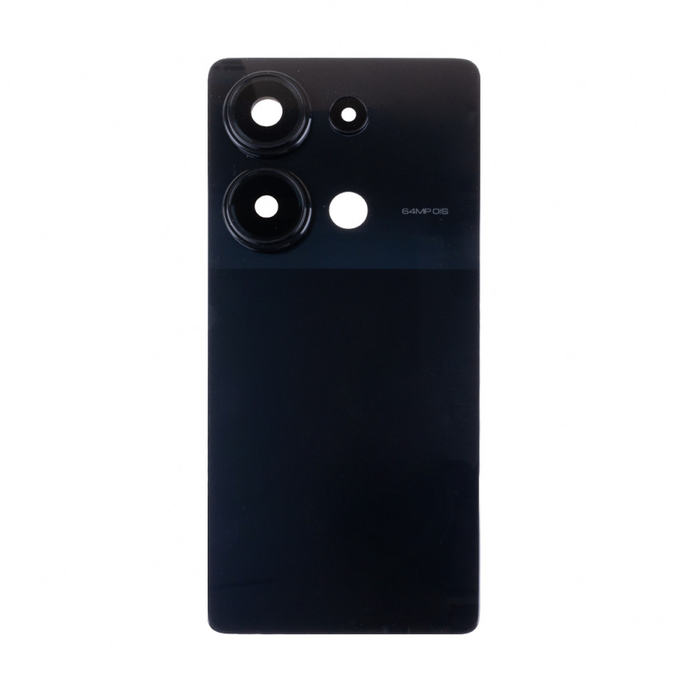 Задняя крышка для Xiaomi Poco M6 Pro 4G Черный - Премиум