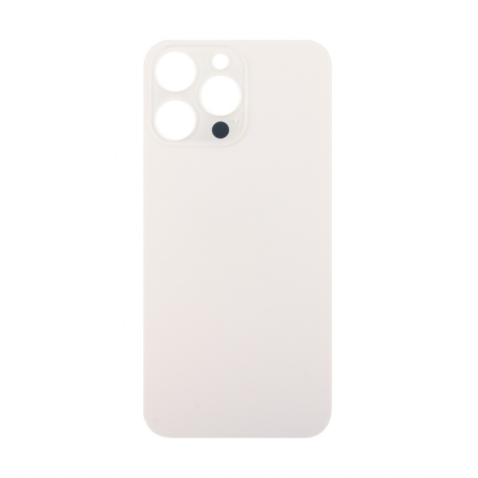 Задняя крышка для iPhone 14 Pro Max Золото (стекло, широкий вырез под камеру, логотип)